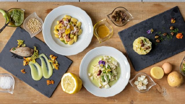 Lớp học nấu ăn riêng tại nhà của một bà Cesarina ở Stresa