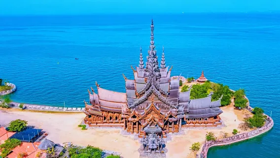 Tour 1 ngày Công viên Nong Nooch + Chợ nổi Tứ Phương (tùy chọn Đền Sự Thật/Vườn voi/Bãi biển)