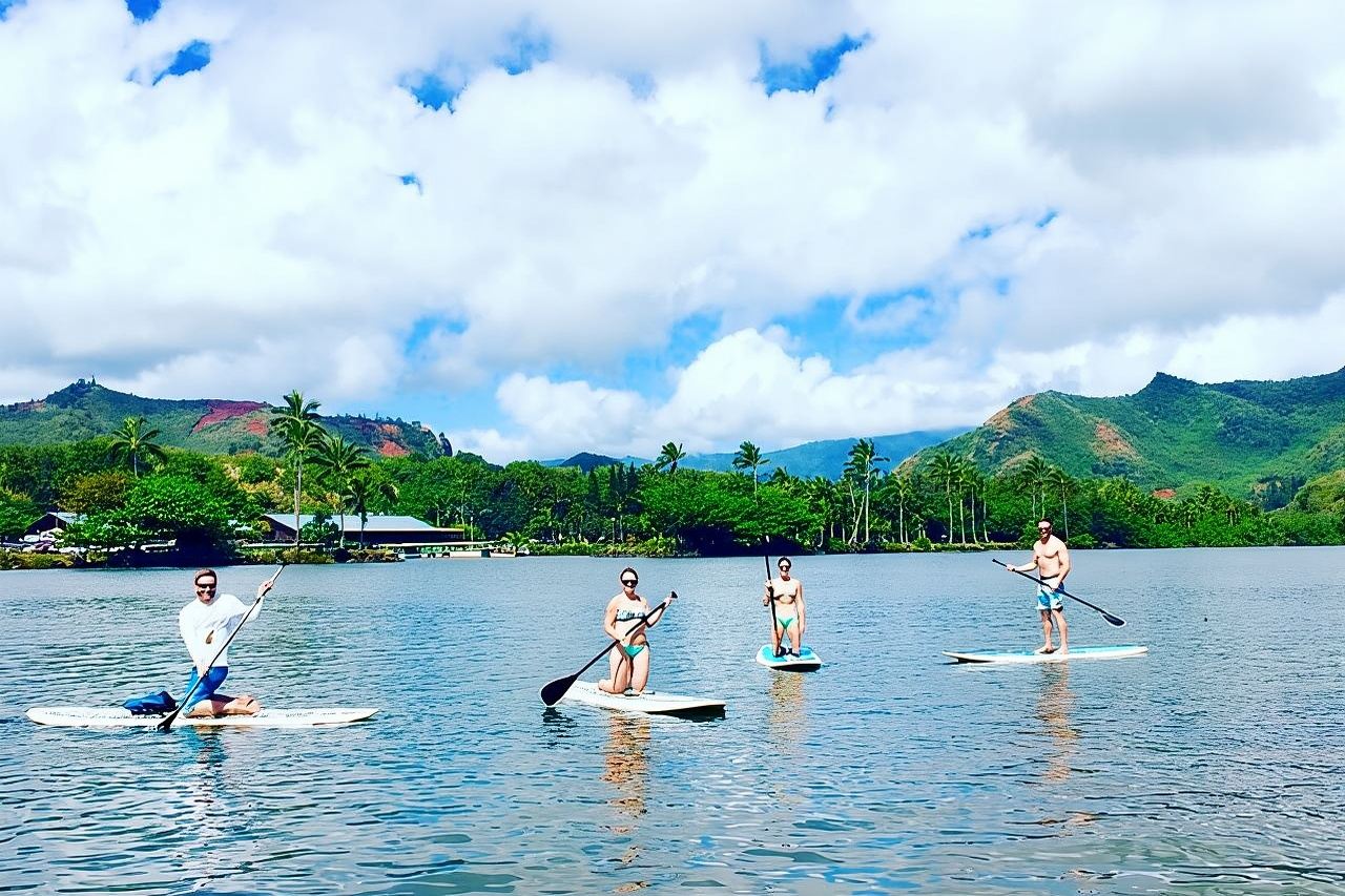 Noleggio Stand Up Paddle - Dal fiume Wailua alle Secret Falls