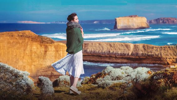 Melbourne Great Ocean Road + Twelve Apostles Day Tour - Classic non-backlight reverse line