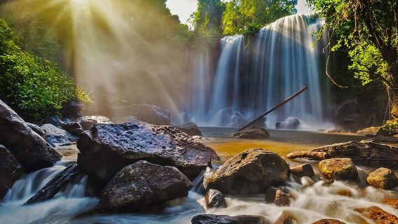 Phnom Kulen Waterfall National Park from Siem Reap