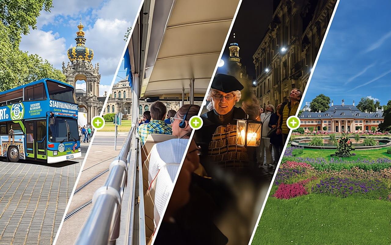 Grande tour della città hop-on hop-off a Dresda
