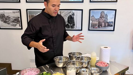 Authentic 4-dish Peruvian Food Cooking Class in Lima + Pisco Sour