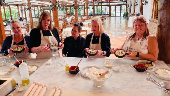 Sorrento Cooking School Cook as Locals with seaview Hands on 100%