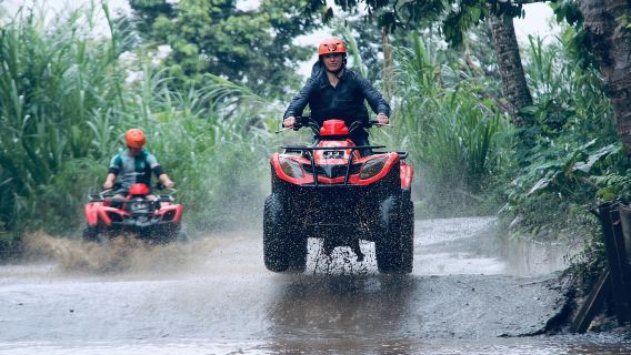 Ubud: ATV Quad Biking, Temple & Tibumana Waterfall Tour