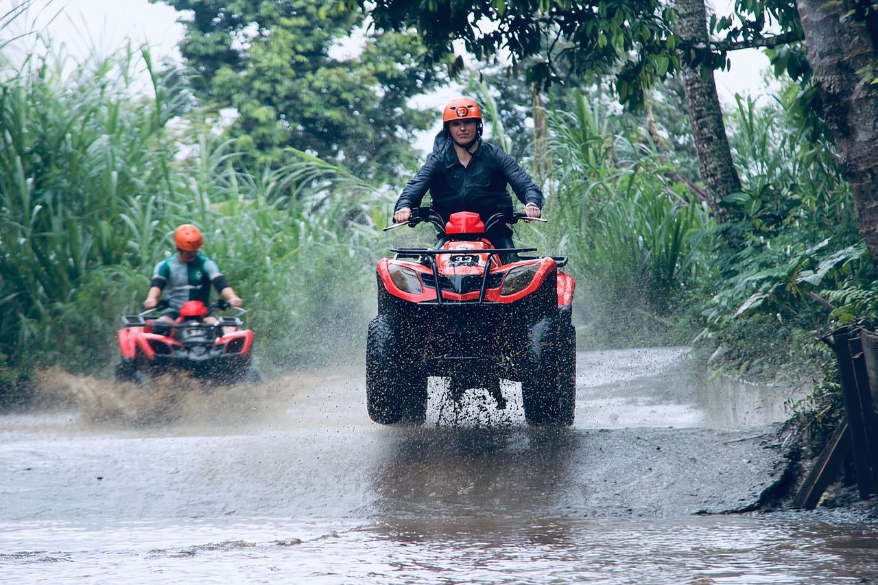 Ubud: ATV Quad Biking, Temple & Tibumana Waterfall Tour