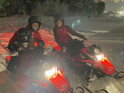Sälen: Mini-Schneemobil-Abenteuer auf Privatstrecke
