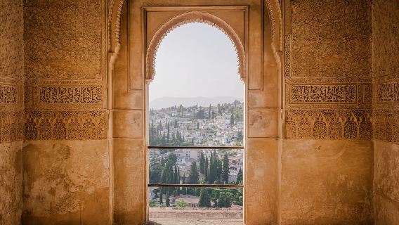 Dalla Costa del Sol: tour di Granada, Alhambra + Palazzi Nasridi