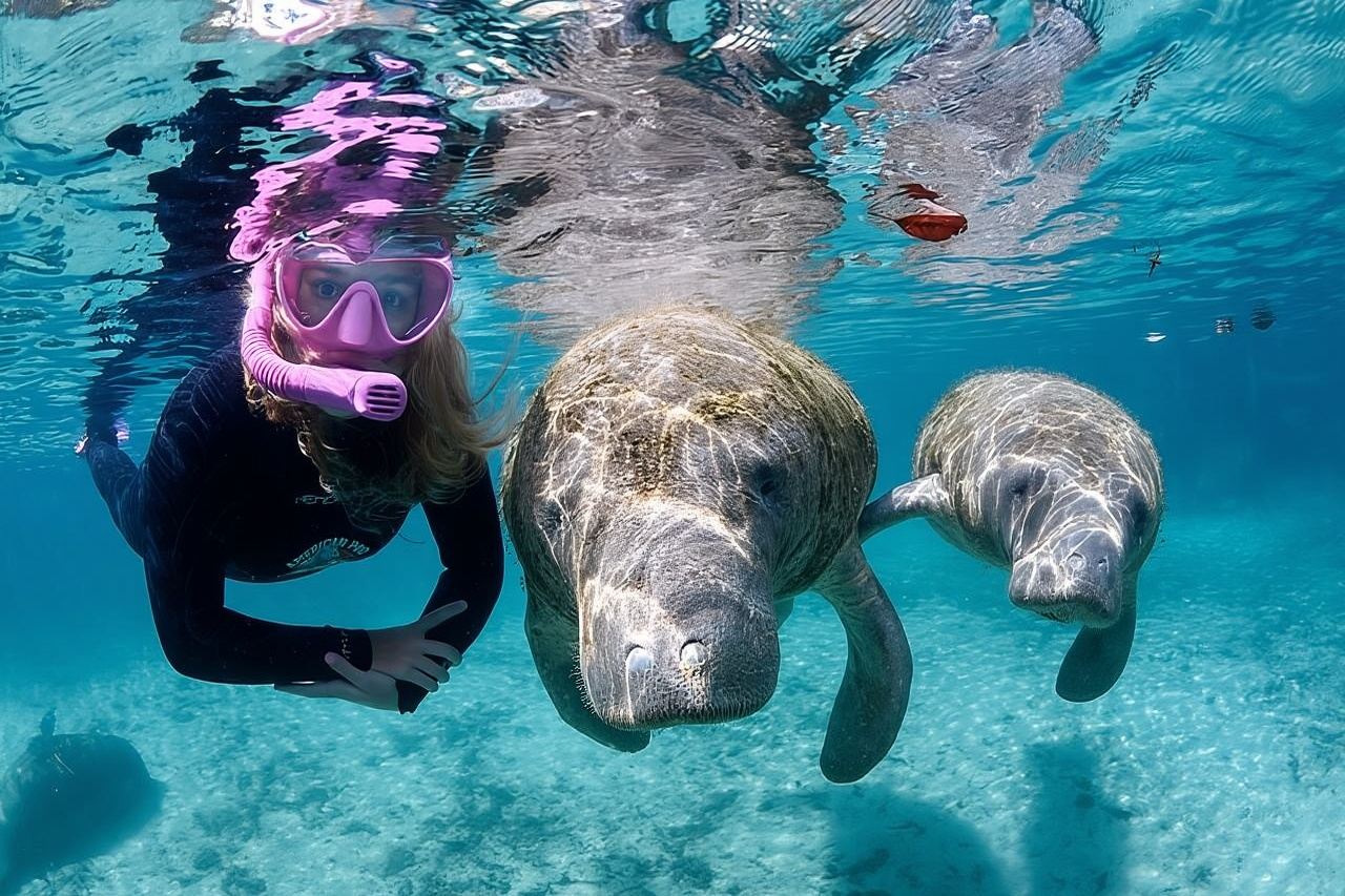 3 hours Manatee Swim Tour in Florida