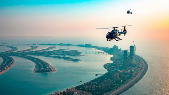 Helikopter-Rundflug über das Atlantis The Palm in Dubai (12-25-minütige Helikopter-Tour)