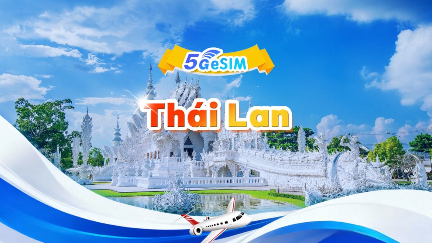 eSIM 5G Thái Lan | Gói ngày/Tổng gói | 500MB/ngày - tổng cộng 30GB | 1-30 ngày | Hệ thống 24 giờ | QR code