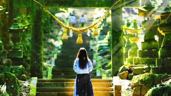Explore Kyushu's Hidden Gems: Kamishikimi Kumanoza Shrine in Kumamoto, Amano Iwato, & Takachiho Gorge in Miyazaki