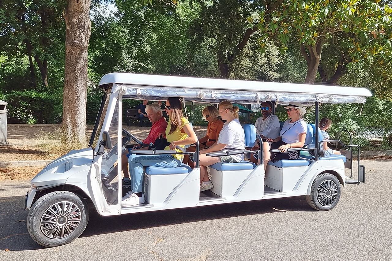Rome Golf Cart Tour from Villa Borghese Gardens