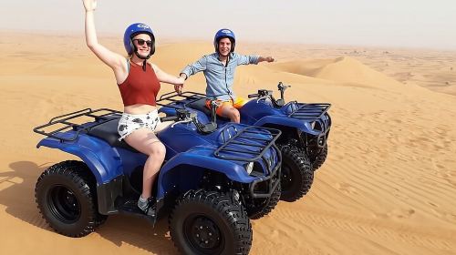 Dubai Self-drive Quad Bike, Sand Boarding, Camels & Refreshments 2