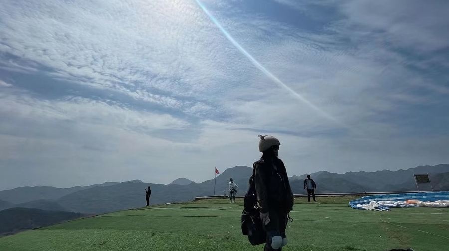 杭州金家山滑翔傘基地+鸕鳥國家滑翔傘飛行營地滑翔傘飛行體驗【專業教練帶飛+贈送GoPro影片拍攝】