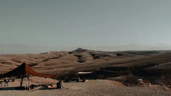 Quad, camel and dinner with show in the desert of Agafay