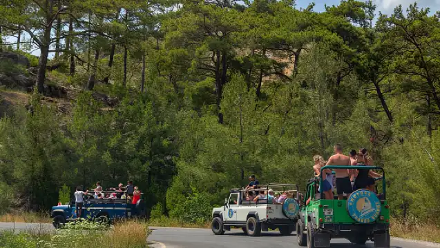 Super Combo Rafting, Jeep Safari, Quad/Buggy & Zipline f/Antalya