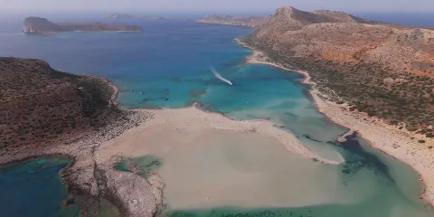 基薩莫斯:小型快艇郵輪之旅前往巴洛斯及格拉姆武薩