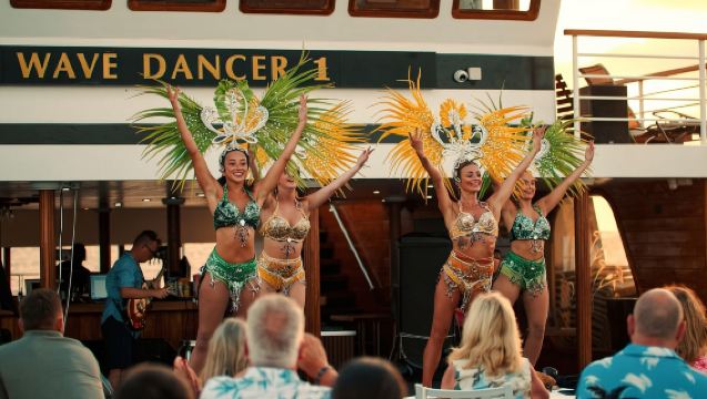 Wave Dancer Deluxe Night cruise with Fireworks (Adults Only)