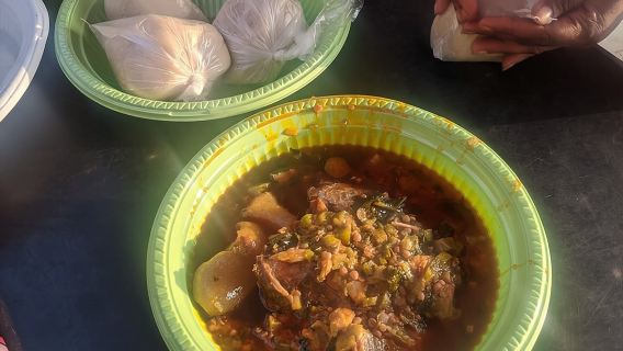 Local Ghanaian Cooking Class in Accra to help support wellness community center