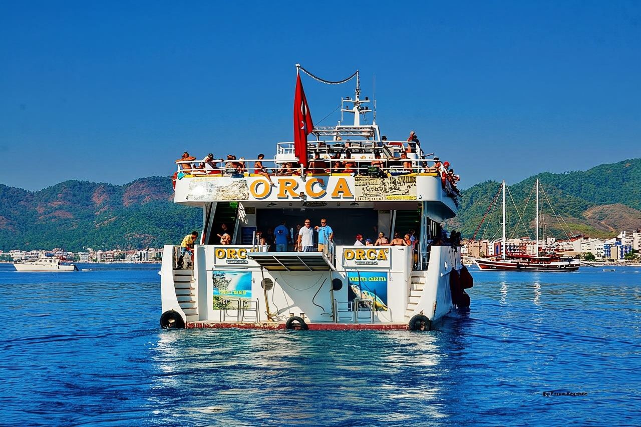 Boat Trip to Dalyan- Caunos, Turtle Beach includes Mud bath from Marmaris