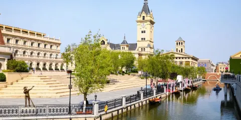 大連一日遊-棒棰島遊艇出海+蓮花山全景含小火車+威尼斯水城
