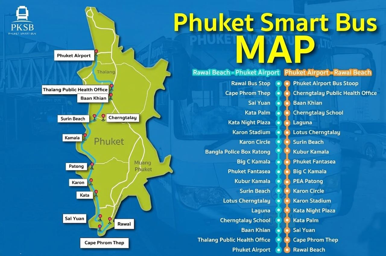 Phuket Smart Bus Transportation Card [Phuket Airport - Rawai Beach]