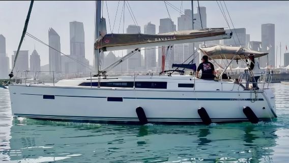 【青島帆船】青島奧帆中心37英尺德國進口豪華帆船包船出海+水果飲料+帆船駕駛體驗