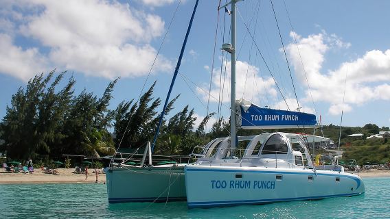 Tropical Catamaran Snorkeling, Sailing And Beach Experience