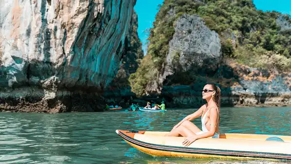 普吉島攀牙灣國家公園大船/遊艇出海一日遊 007島皮艇探險