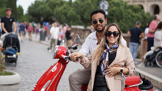 Рим: тур на Vespa с профессиональным фотографом