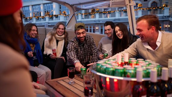 อัมสเตอร์ดัม: ล่องเรือดื่มเหล้าในคลองพร้อมตัวเลือกเครื่องดื่มไม่อั้น