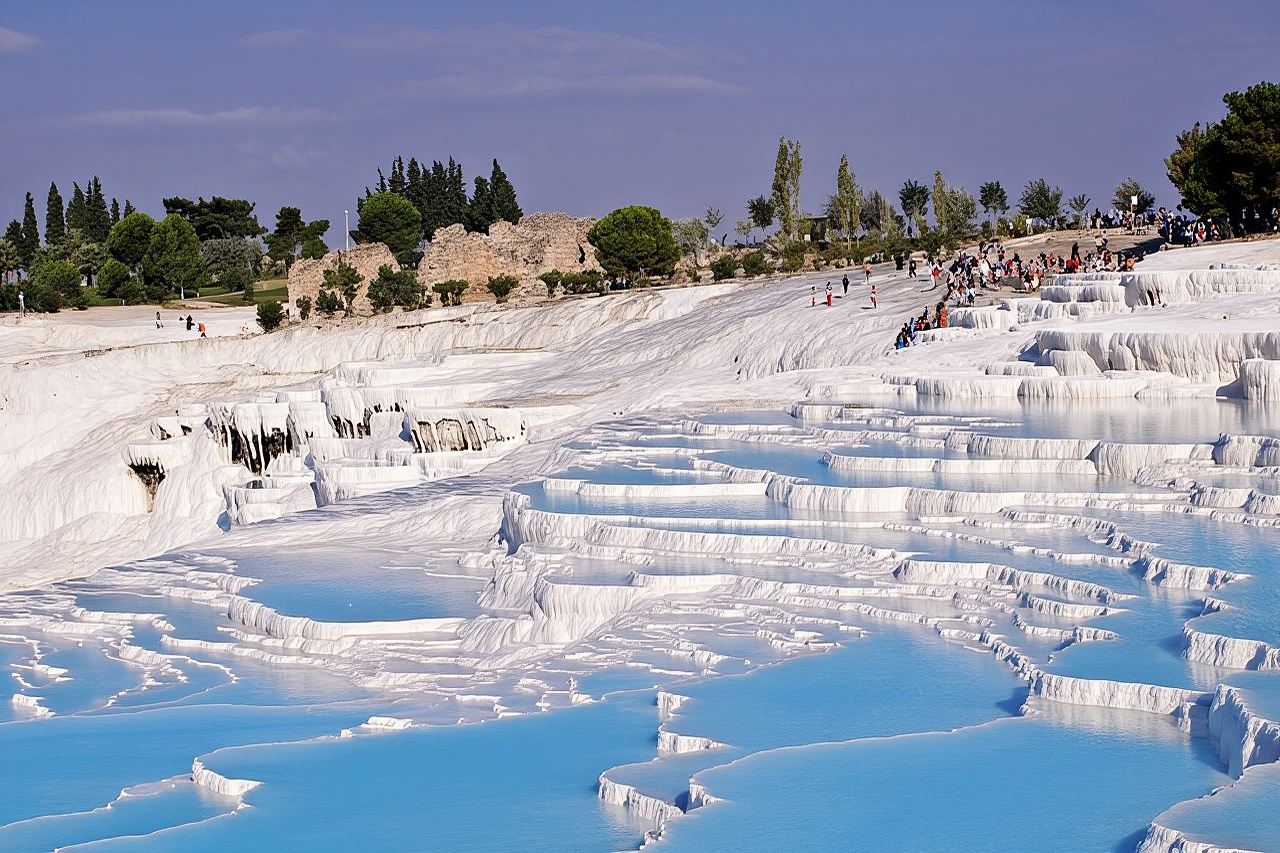 Pamukkale Hierapolis and Cleopatra's Pool Tour with lunch from Antalya 