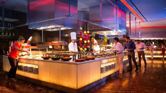 Restoran khas Atlantis Dubai (Saffron Restaurant, Kaleidoscope Restaurant, Royal Atlantis Gastronomy Restaurant)