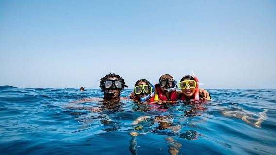 Tiran Island snorkeling cruise from Sharm El Sheikh with BBQ