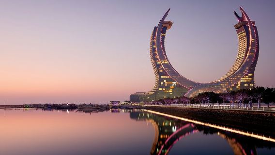 Tour notturno della città di Doha, Souq waqif, Katara, Pearl Qatar, Lusail City