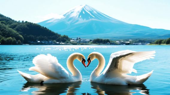 Mt. Fuji + Lake Kawaguchi + Yamanakako Onsen Day Tour