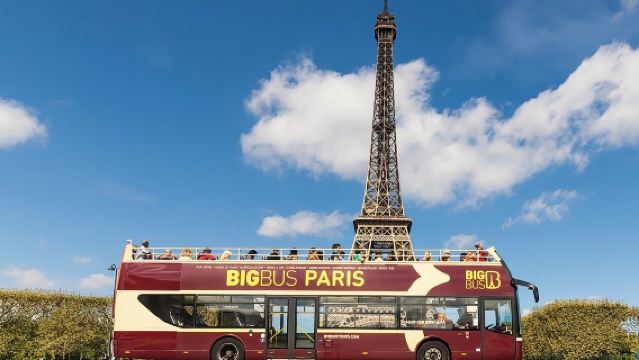 Paris Big Bus Hop-On Hop-Off Tour with Optional River Cruise