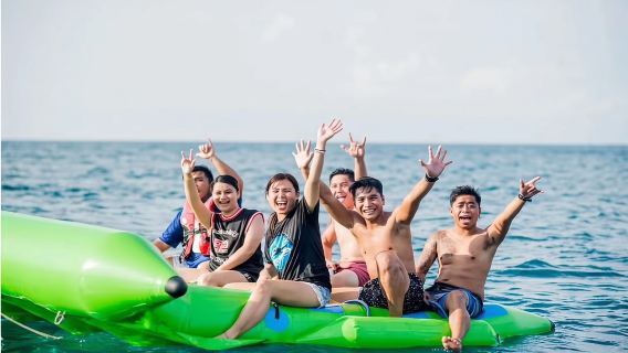 Tour bán ngày vịnh Tình Nhân Semporna + Thỏa thích vui chơi hoạt động dưới nước + Hướng dẫn viên tiếng Anh