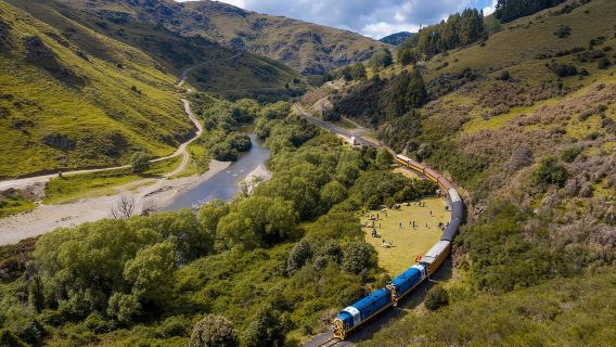 Tour du lịch nhóm nhỏ từ Dunedin đến Queenstown bao gồm tàu hỏa (Một chiều)