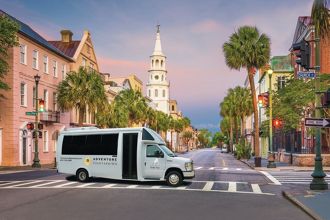 Tour in autobus della città di Charleston See-It-All con Adventure Sightseeing