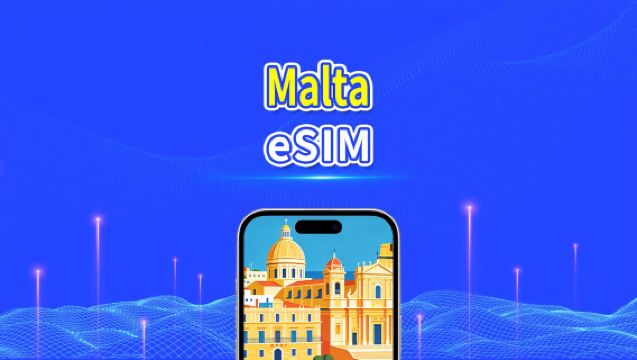 eSIM de Malta | 5G/4G | Dados de alta velocidade | 24 horas | Dias opcionais de 1 a 30 dias | Código QR