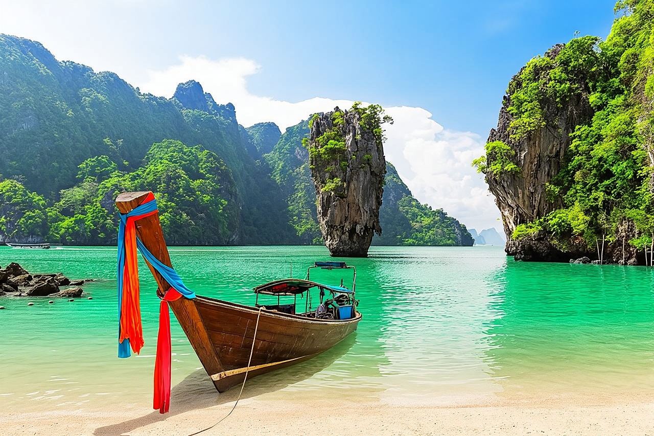 Phuket: Isla de James Bond + Excursión en canoa de cola larga para grupos pequeños