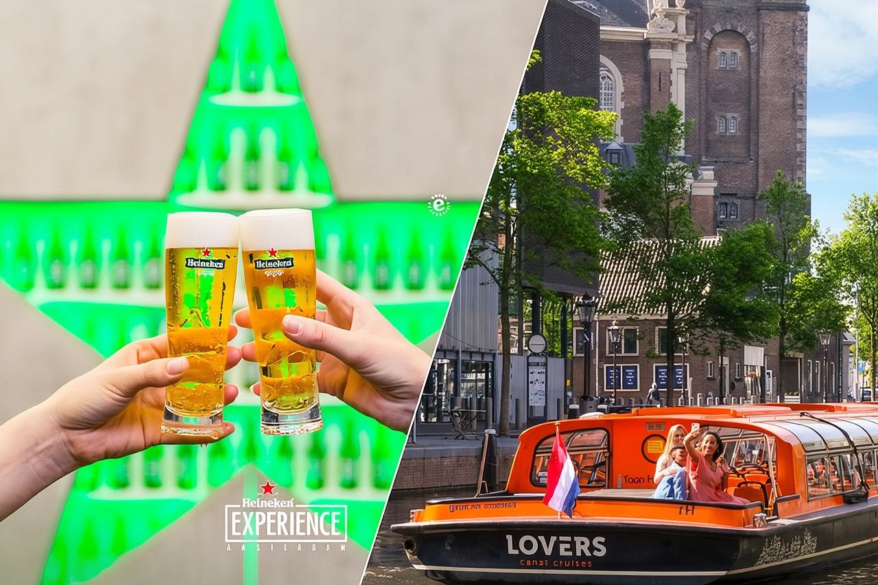 Biglietto combinato: Heineken Experience Amsterdam e crociera sui canali di 1 ora