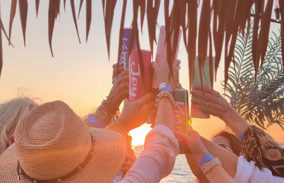 2 小時提基酒吧精彩海豚日落巡航（僅限成人）