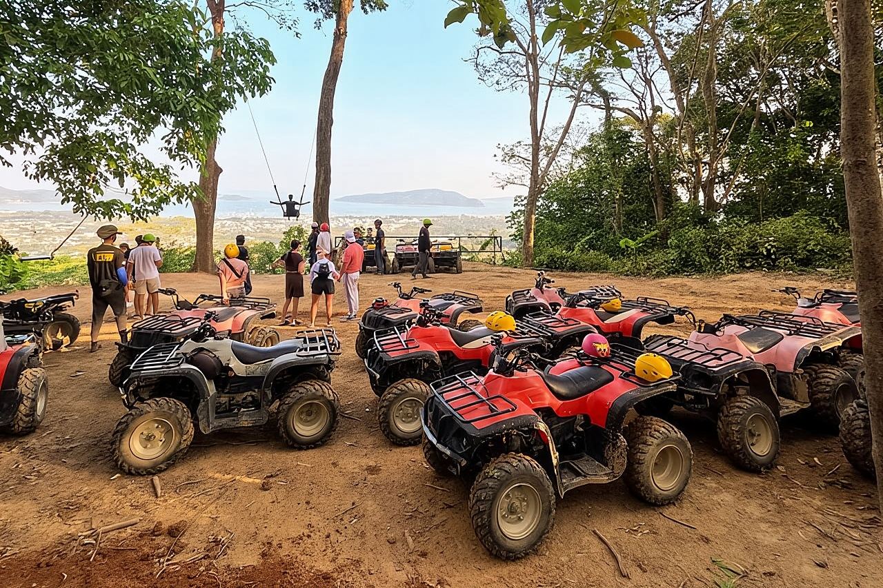 ภูเก็ต ATV รถโฟร์วีลและประสบการณ์สลิงช็อต Phuket Paradise