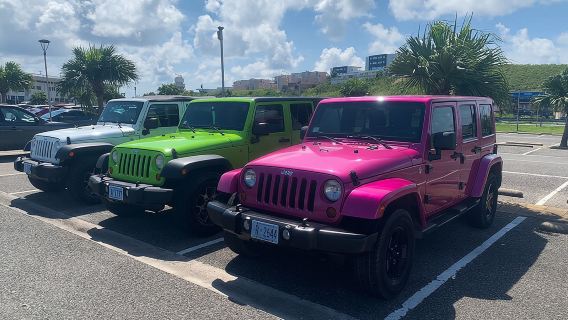 Custom Jeep Rental in St Maarten