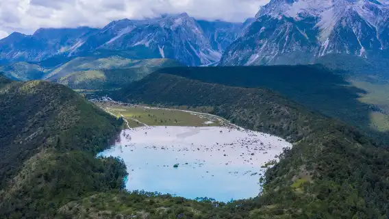 Lijiang + Blue Moon Valley + Baisha Ancient Town + Wenhai Lake 1-day tour [Lijiang private charter self-guided tour]