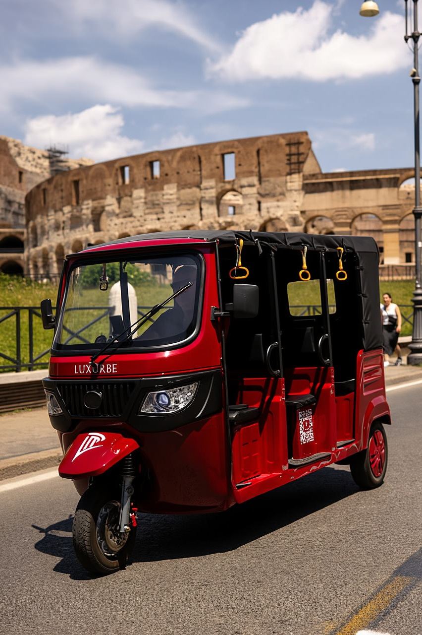 Visite en E-Tuk : les incontournables de Rome