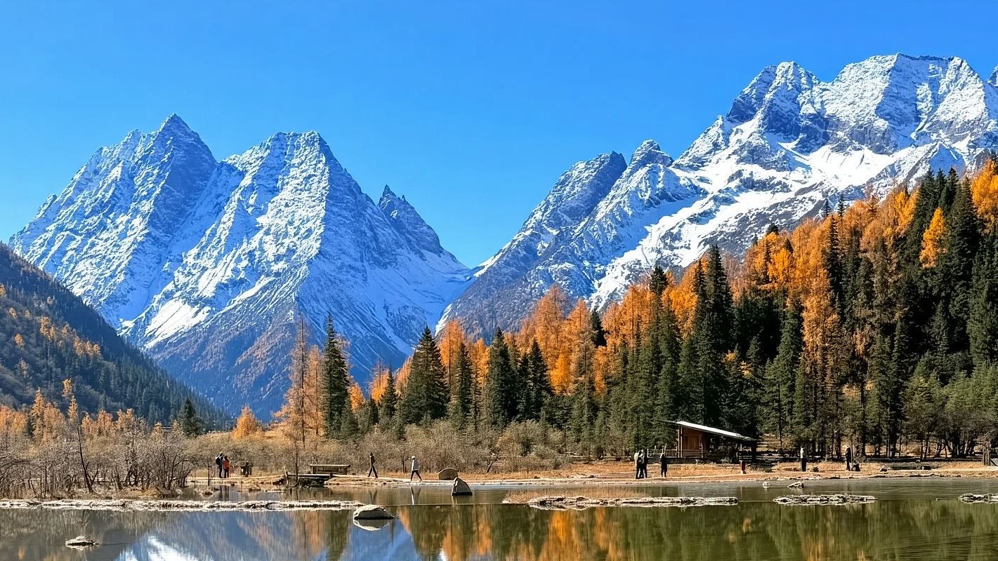 Tur Harian Pribadi: Chengdu ke Siguniangshan & Dujiangyan (Maobiliang, Lembah Shuangqiao, Jembatan Nanqiao)